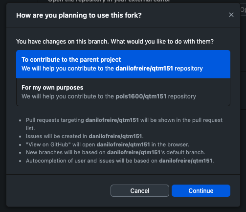 GitHub Tutorial – DATASCI 151